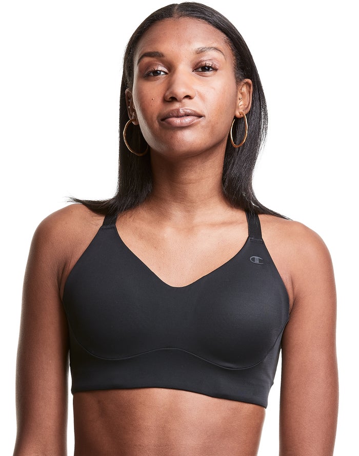 Champion Womens Sports Bra NZ - The Everyday Black ( 5071-DVTFG )